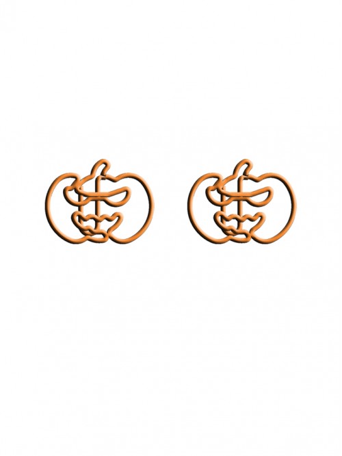 Halloween Paper Clips | Pumpkin Paper Clips (1 doz...