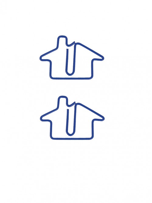 Nature Decorative Paper Clips | House Shaped Paper...