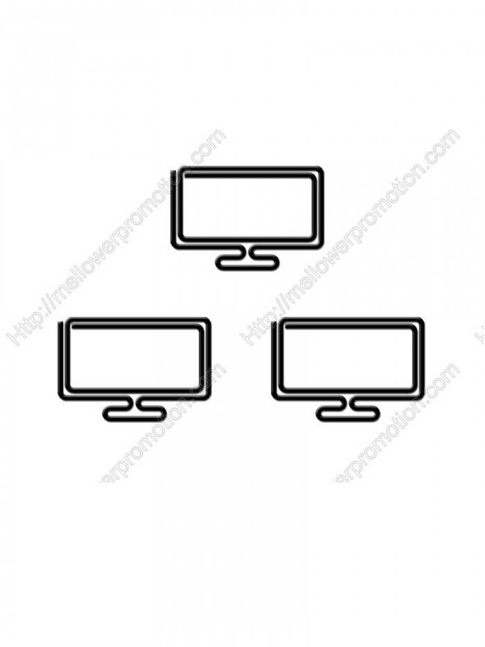 Houseware Paper Clips | TV set Paper Clips (1 dozen/lot)