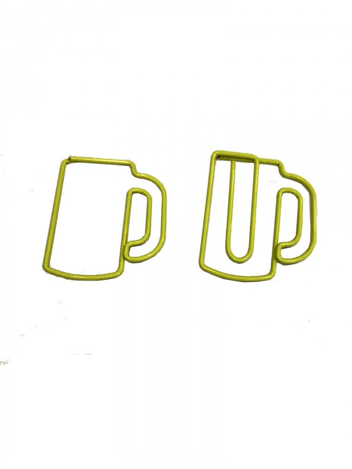 Houseware Paper Clips | Beer Mug Paper Clips (1 dozen/lot,30*23.3 mm)