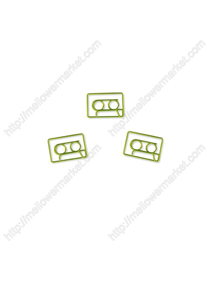 Houseware Paper Clips | Cassette Paper Clips | Tape Paper Clips (1 dozen/lot)