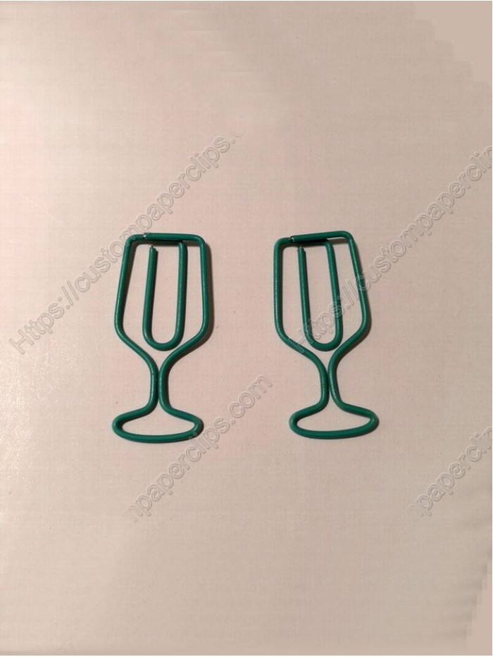 Houseware Paper Clips | Wine Cup Paper Clips (1 dozen/lot,47.5*18.5 mm)