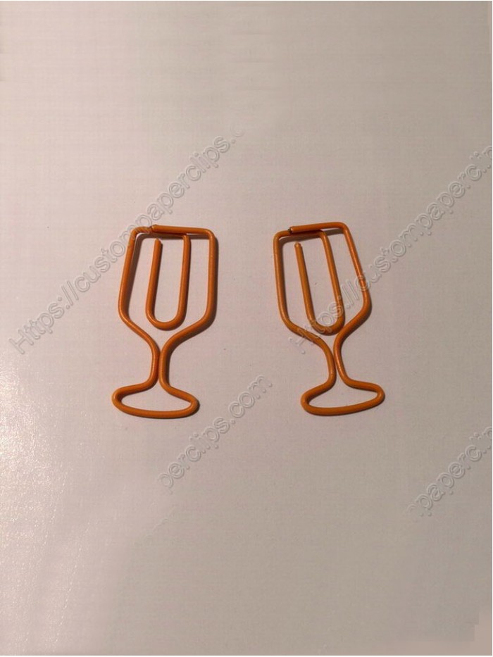 Houseware Paper Clips | Wine Cup Paper Clips (1 dozen/lot,47.5*18.5 mm)