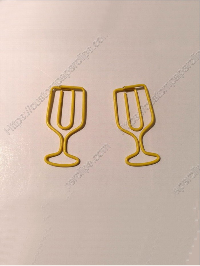 Houseware Paper Clips | Wine Cup Paper Clips (1 dozen/lot,47.5*18.5 mm)