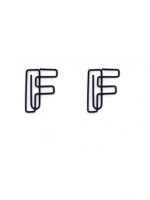 Letters Decorative Paper Clips | Letter F Shaped P...