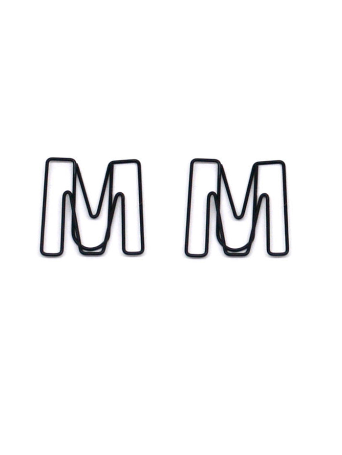 Letters Decorative Paper Clips | Letter M Shaped Paper Clips | Creative Gifts (1 dozen)