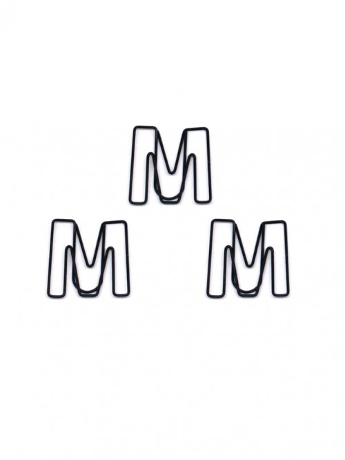 Letters Decorative Paper Clips | Letter M Shaped P...