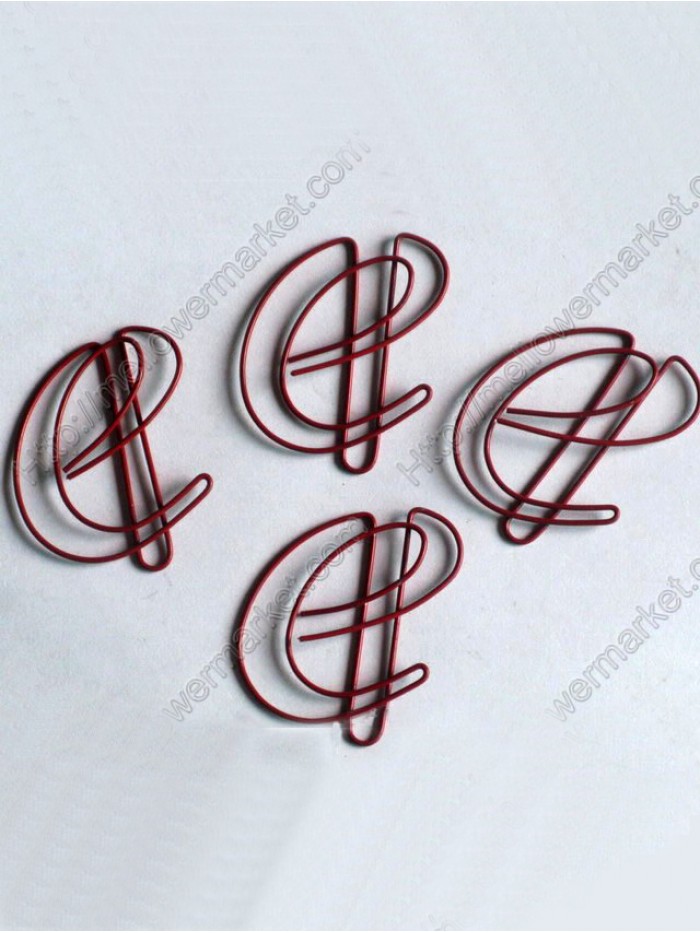 Letters Paper Clips | Letter e Paper Clips | Creative Stationery (1 dozen/lot)