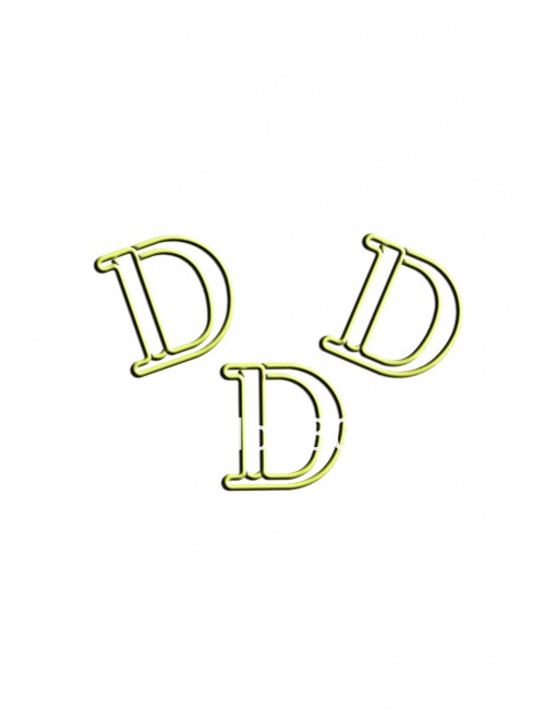 Letters Paper Clips | Letter D Paper Clips | Creat...