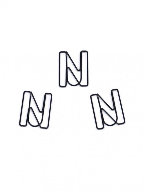 Letters Decorative Paper Clips | Letter N Shaped P...