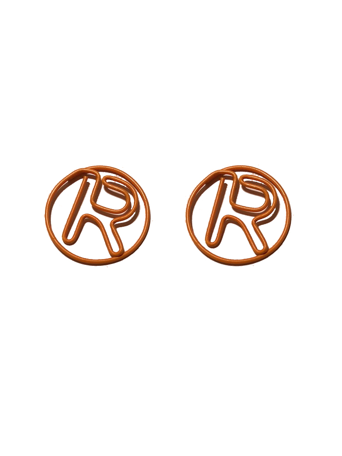 Letters Paper Clips | Letter R Paper Clips | Creative Gifts (1 dozen/lot)