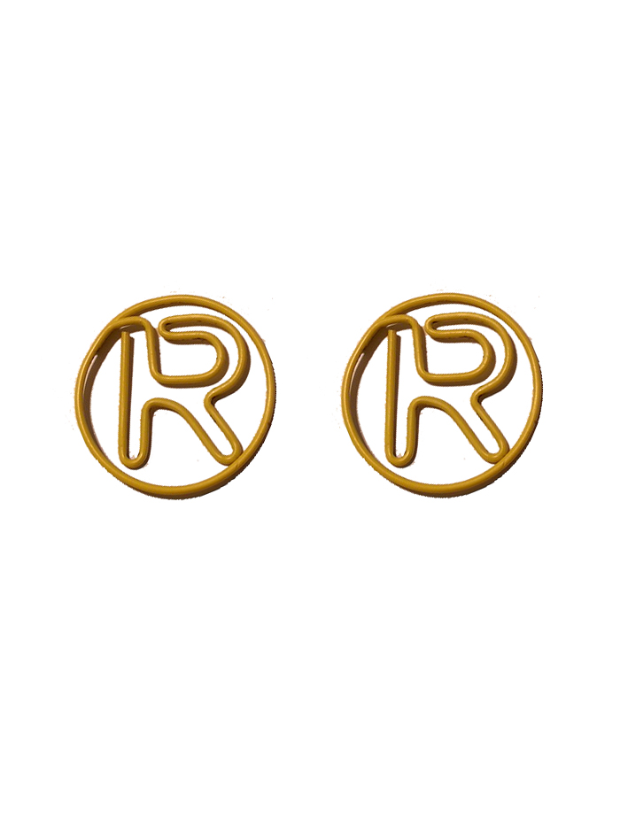 Letters Paper Clips | Letter R Paper Clips | Creative Gifts (1 dozen/lot)
