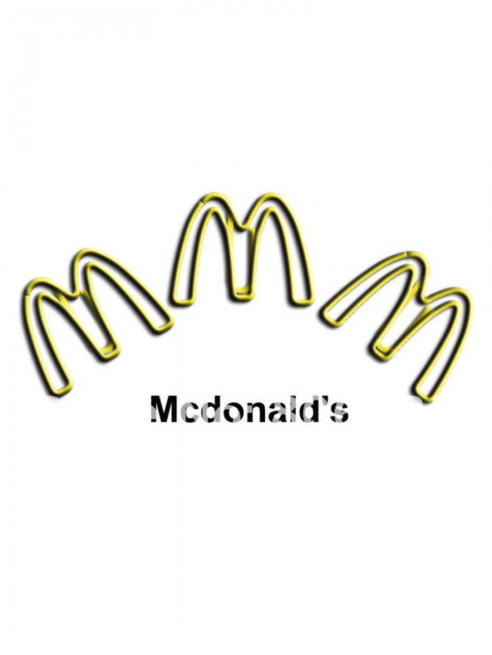 Logo Paper Clips | Macdonald M Paper Clips (1 dozen/lot) 