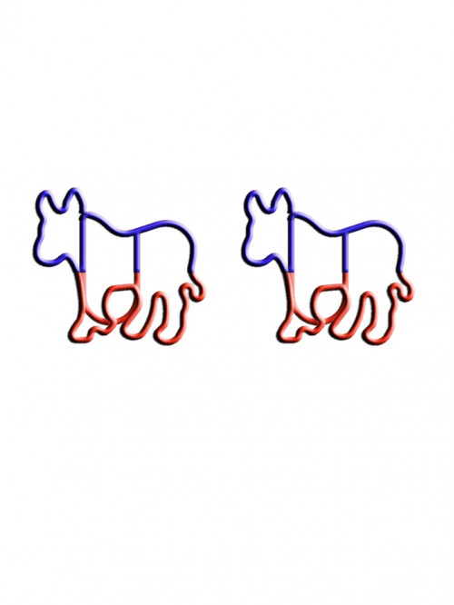 Logo Paper Clips | Democratic Emblem Paper Clips (...