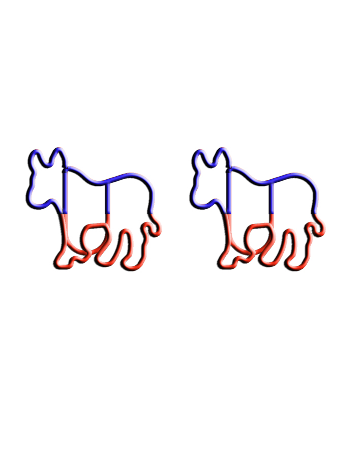 Logo Paper Clips | Democratic Emblem Paper Clips (1 dozen/lot) 