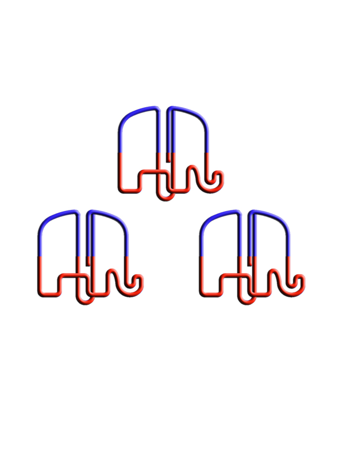 Logo Paper Clips | Republican Emblem Paper Clips (1 dozen/lot) 