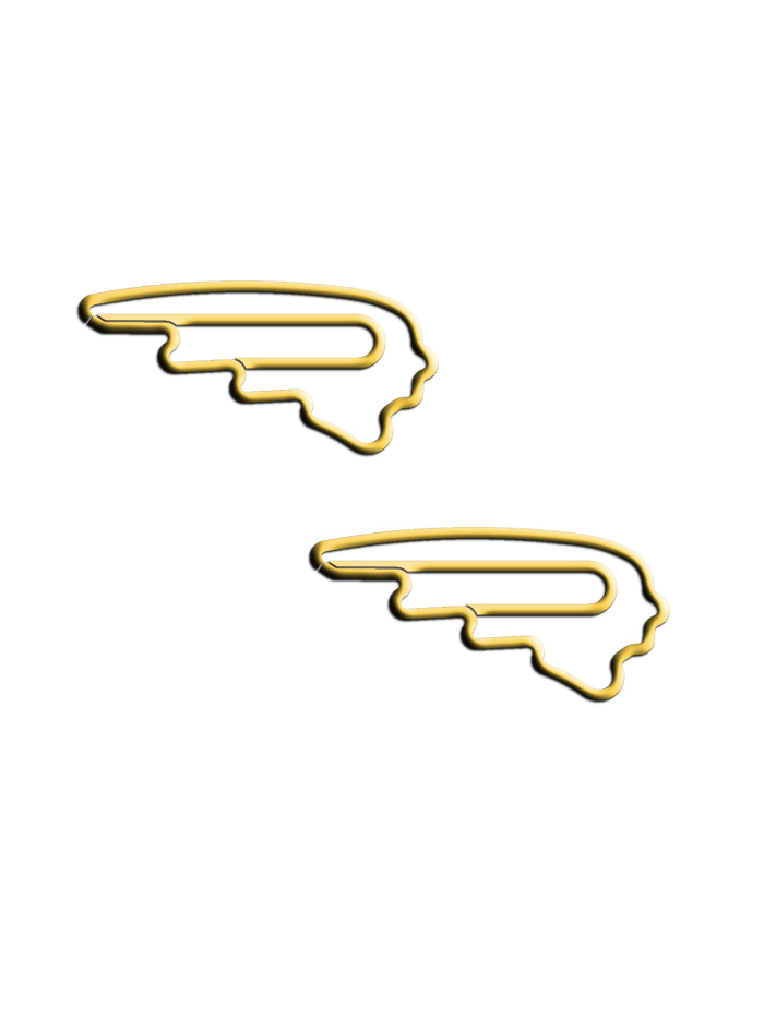 Logo Paper Clips | Indian Shaped Paper Clips | Promotional Gifts (1 dozen) 