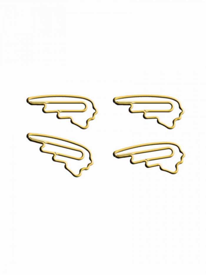 Logo Paper Clips | Indian Shaped Paper Clips | Promotional Gifts (1 dozen) 
