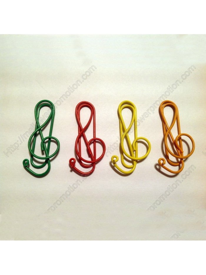 Music Paper Clips | Musical Note Paper Clips | Cute Bookmarks (1 dozen/lot)