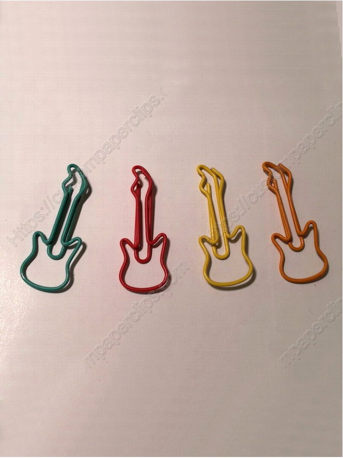 Music Paper Clips | Guitar Paper Clips | Cute Bookmarks (1 dozen/lot)