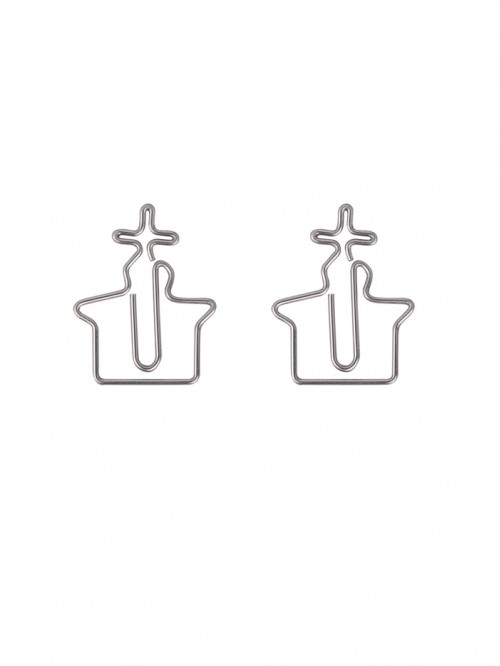 Nature Decorative Paper Clips | Church Shaped Pape...