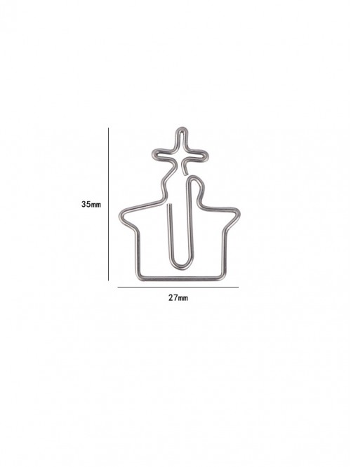 Nature Decorative Paper Clips | Church Shaped Pape...