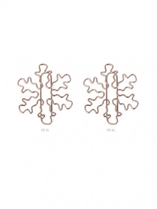 Nature Paper Clips | Snowflake Paper Clips | Holid...