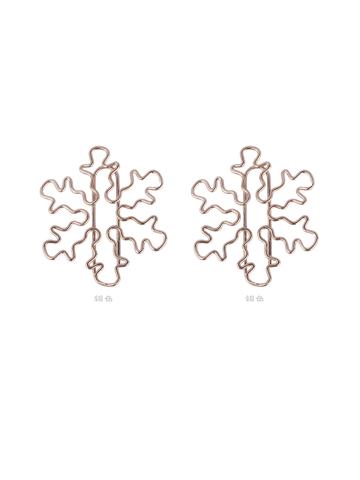 Nature Paper Clips | Snowflake Paper Clips | Holiday Gifts (1 dozen/lot)