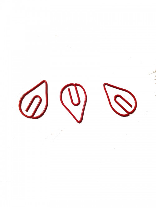 Nature Decorative Paper Clips | Waterdrop Drip Sha...