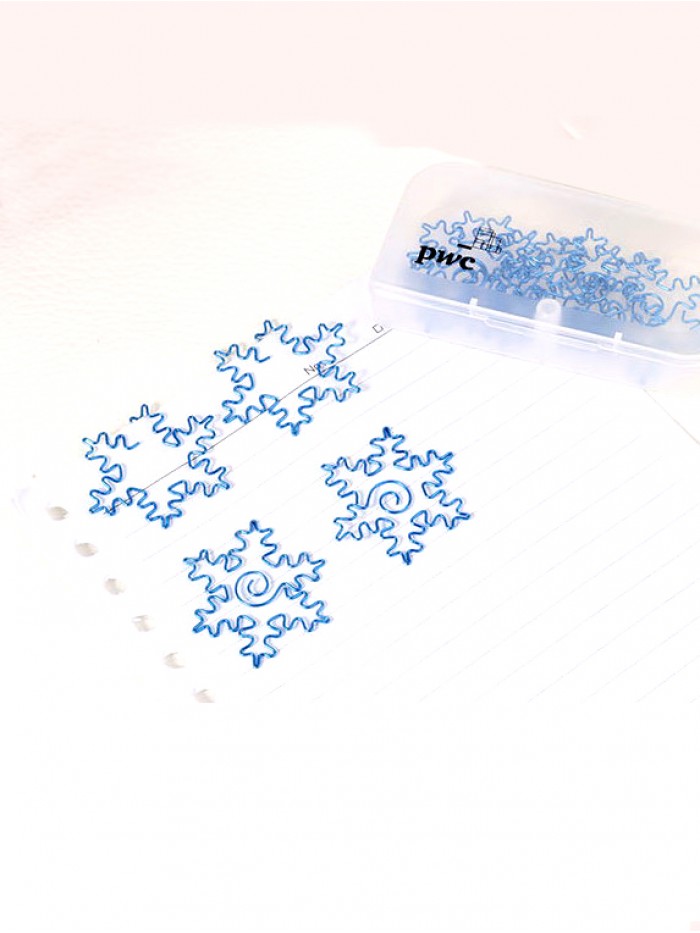 Nature Paper Clips | Snowflake Paper Clips | Christmas Gifts (1 dozen/lot)