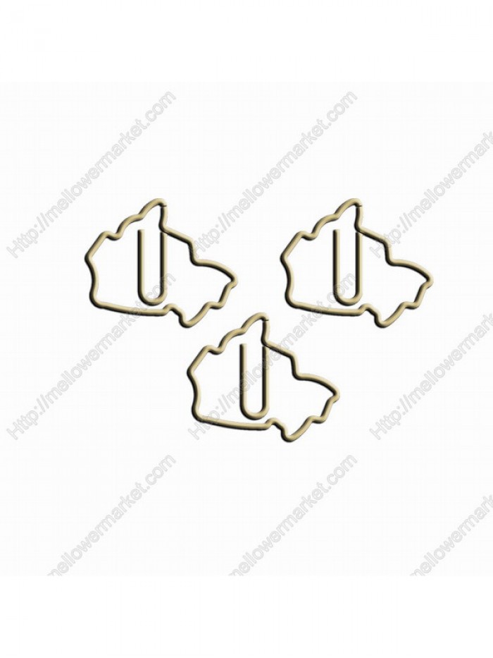 Nature Paper Clips | Canada map Paper Clips | Geography  (1 dozen/lot)