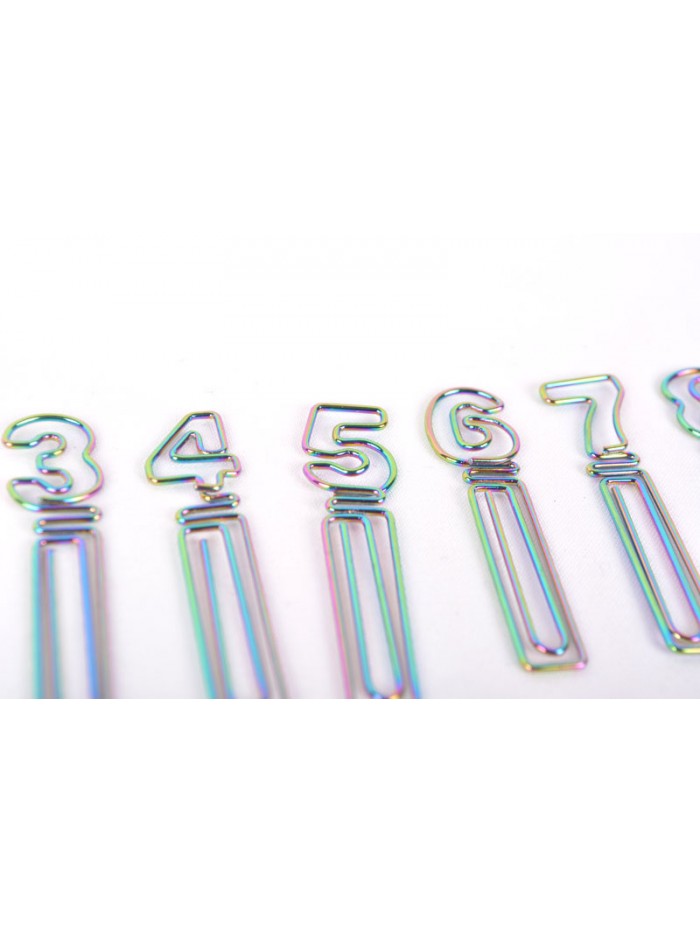 Numbers Paper Clips | Numeric Paper Clips | Creative Stationery (1 dozen/lot)