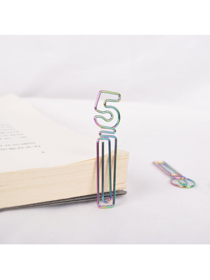 Numbers Paper Clips | Numeric Paper Clips | Creative Stationery (1 dozen/lot)