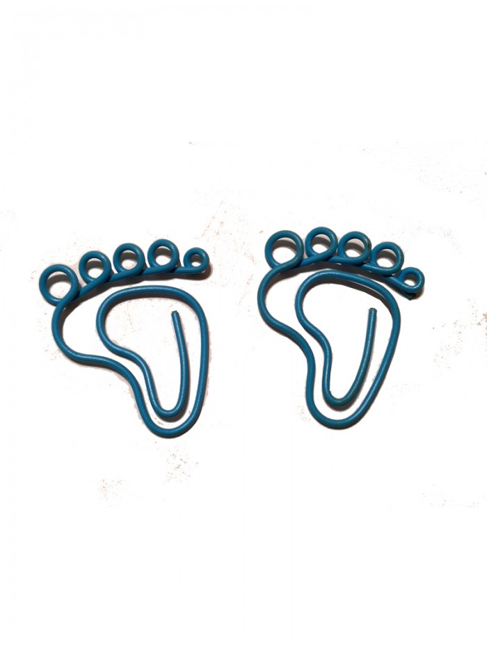 Organs Promotional Paper Clips | Foot Shaped Paper Clips (1 dozen,33*26.5 mm)