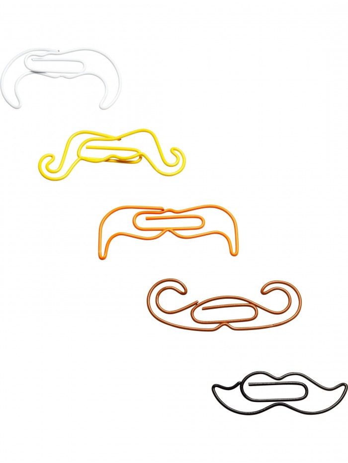 Organs Paper Clips | Moustache Paper Clips | Creative Gifts (1 dozen/lot)