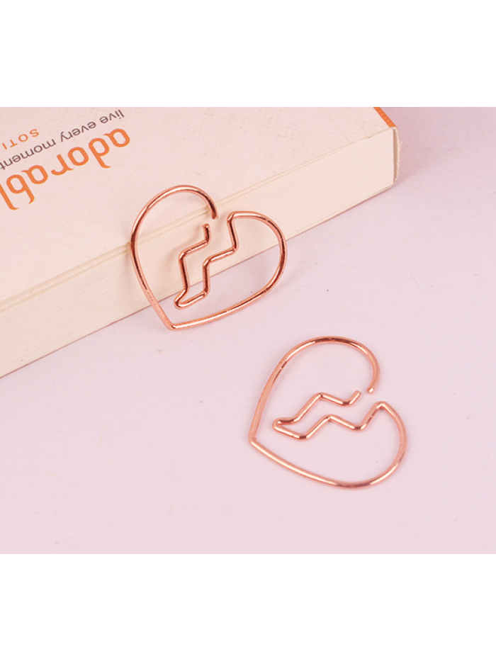 Heart Paper Clips  Shaped Paper Clips