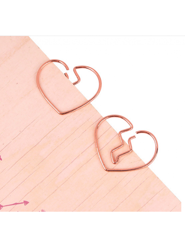 Heart Paper Clips  Shaped Paper Clips