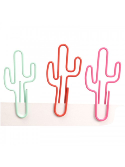 Plant Paper Clips | Cactus Paper Clips | Cute Stat...