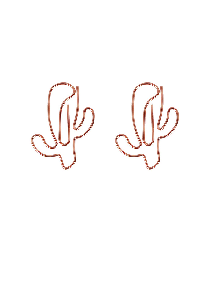 Plant Paper Clips | Cactus Paper Clips | Creative Stationery (1 dozen/lot)