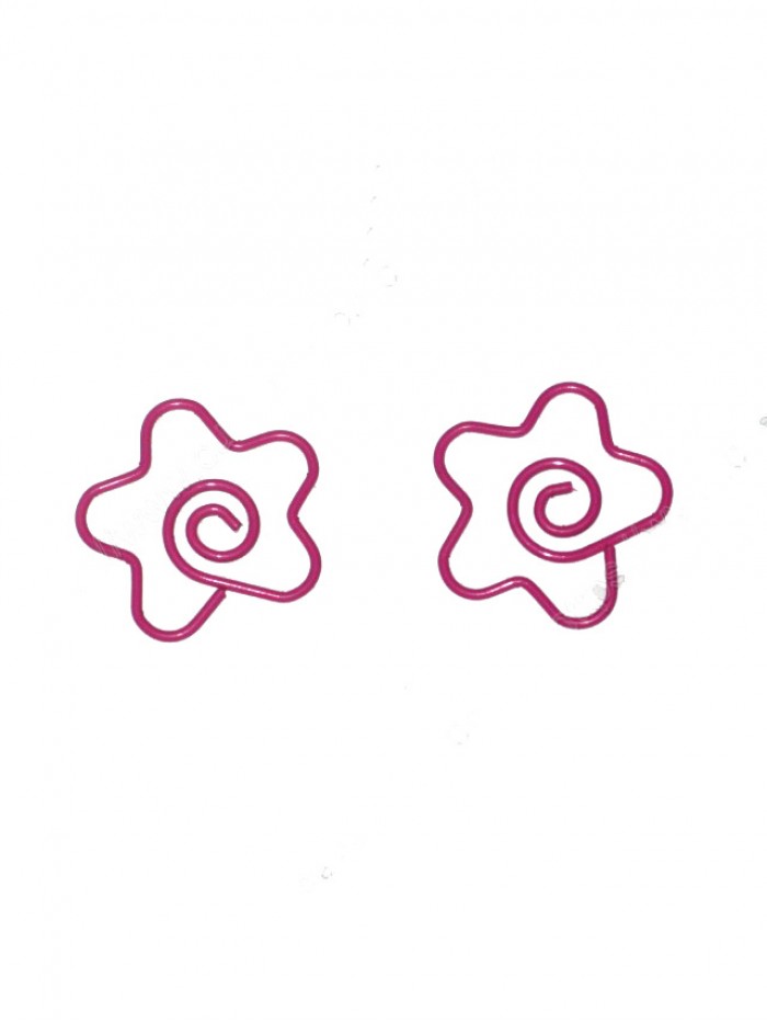 Plant Decorative Paper Clips | Flower Shaped Paper Clips | Creative Bookmarks (1 dozen)