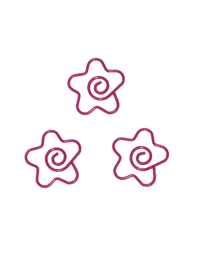 Plant Decorative Paper Clips | Flower Shaped Paper Clips | Creative Bookmarks (1 dozen)
