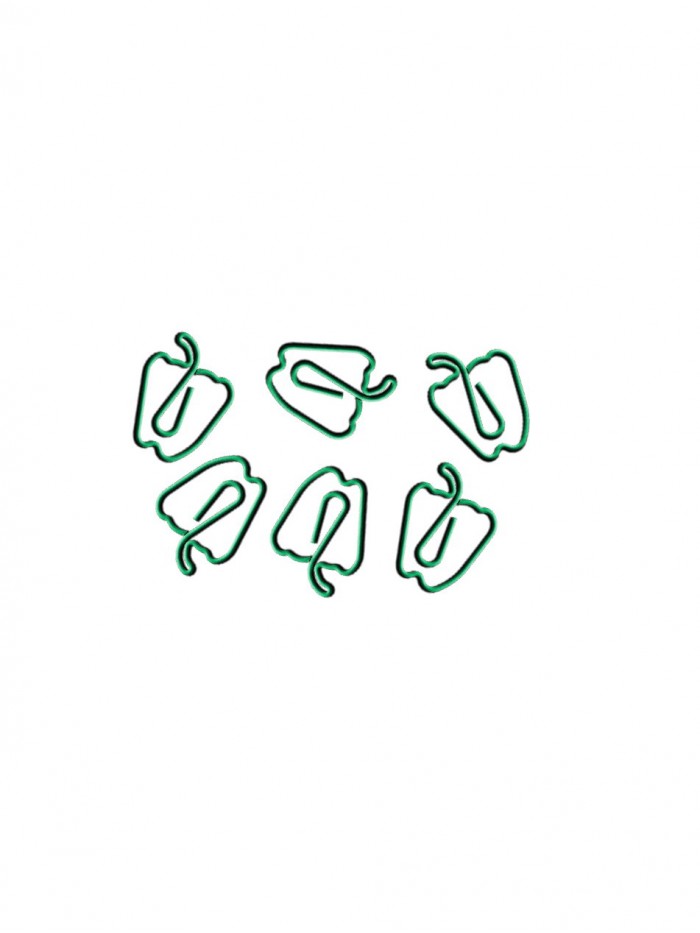 Plant Paper Clips | Pepper Paper Clips (1 dozen/lot)
