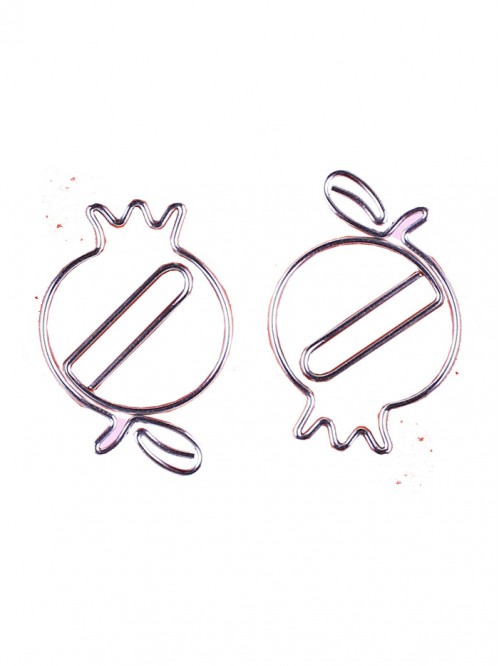 Fruit Decorative Paper Clips | Pomegranate Shaped ...