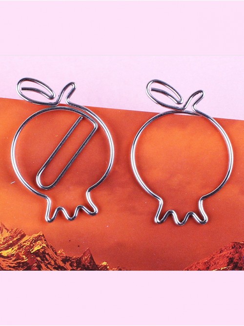 Fruit Paper Clips | Pomegranate Paper Clips | Cute...