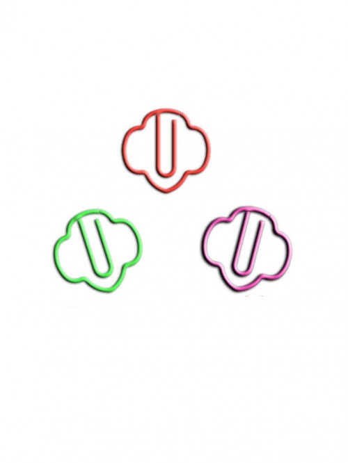 Plant Paper Clips | Trefoil Paper Clips | Cute Sta...