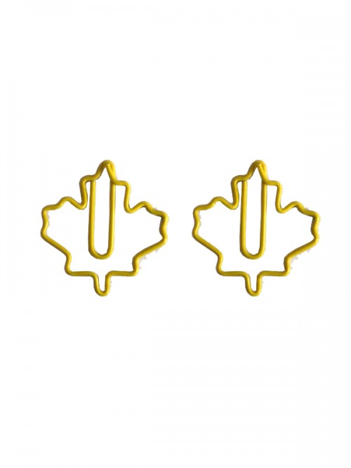 Plant Paper Clips | Maple Leaf Paper Clips (1 doze...