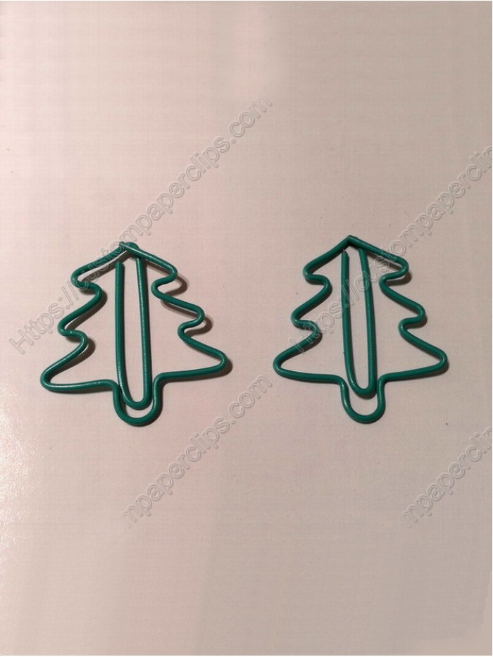 Plant Paper Clips | Tree Paper Clips | Christmas Ornaments (1 dozen/lot,44*39 mm)