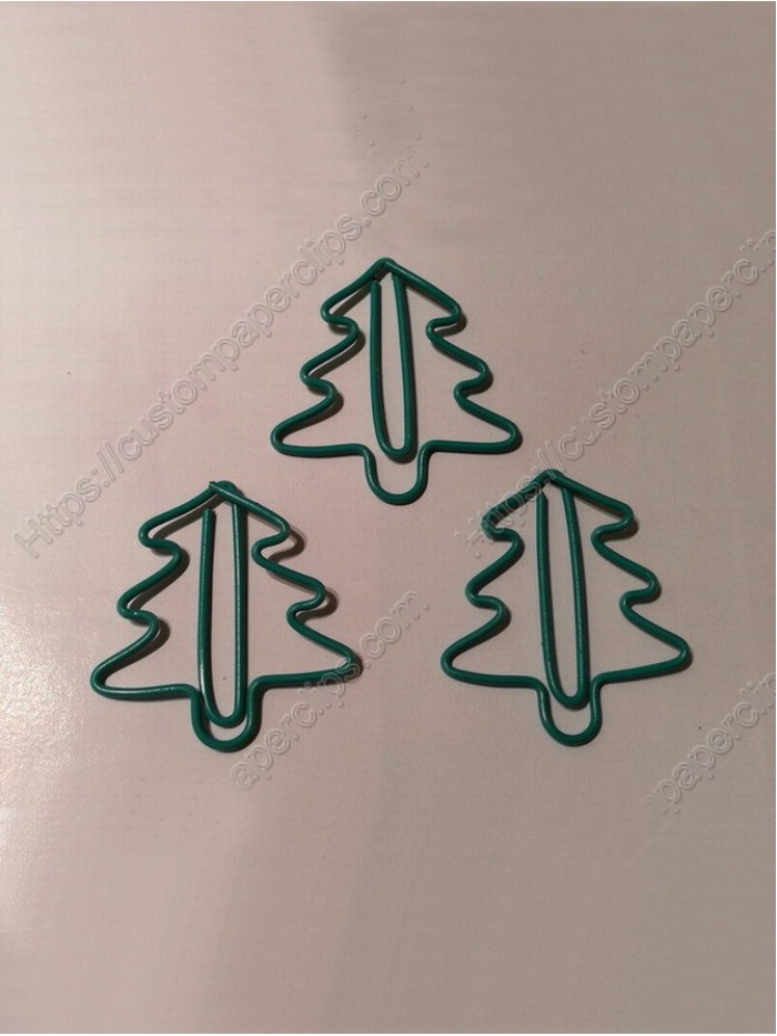 Plant Paper Clips | Tree Paper Clips | Christmas Ornaments (1 dozen/lot,44*39 mm)