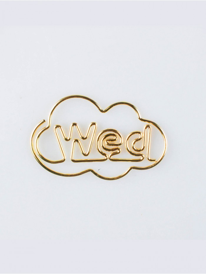 Week Paper Clips | Wed Paper Clips | Decor Accessories (1 dozen/lot)