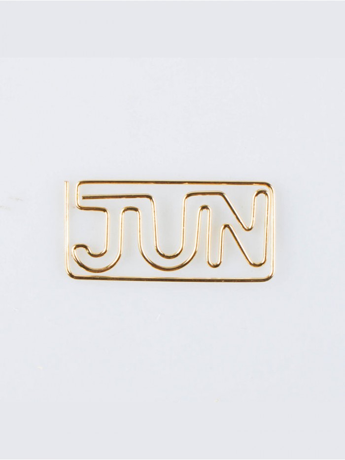 Month Paper Clips | Jun Paper Clips | Creative Stationery (1 dozen/lot)